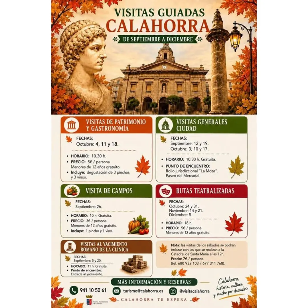 Programa de Visitas Guiadas y Rutas Teatralizadas de Calahorra