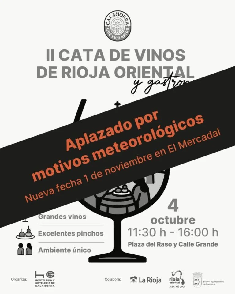 Cata de vinos de Rioja Oriental y gastronomía